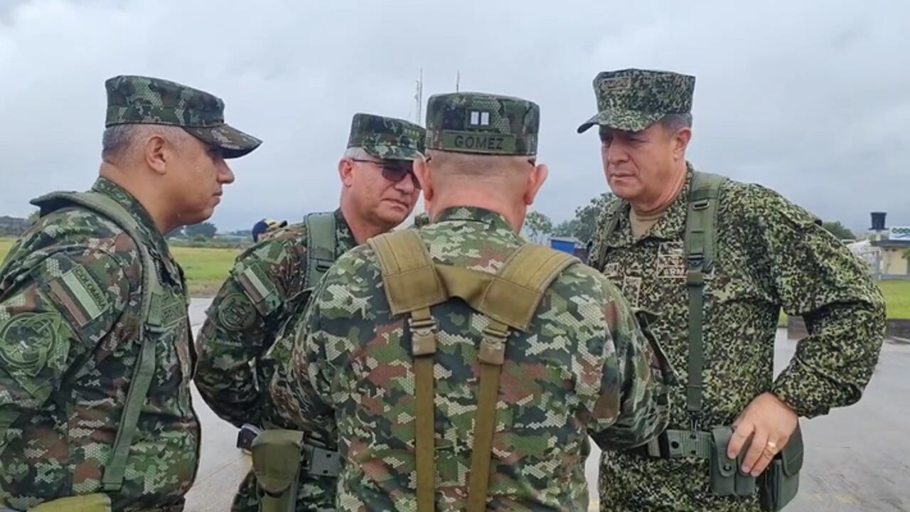 Comandante general de las Fuerzas Militares y el comandante del Ejército Nacional.