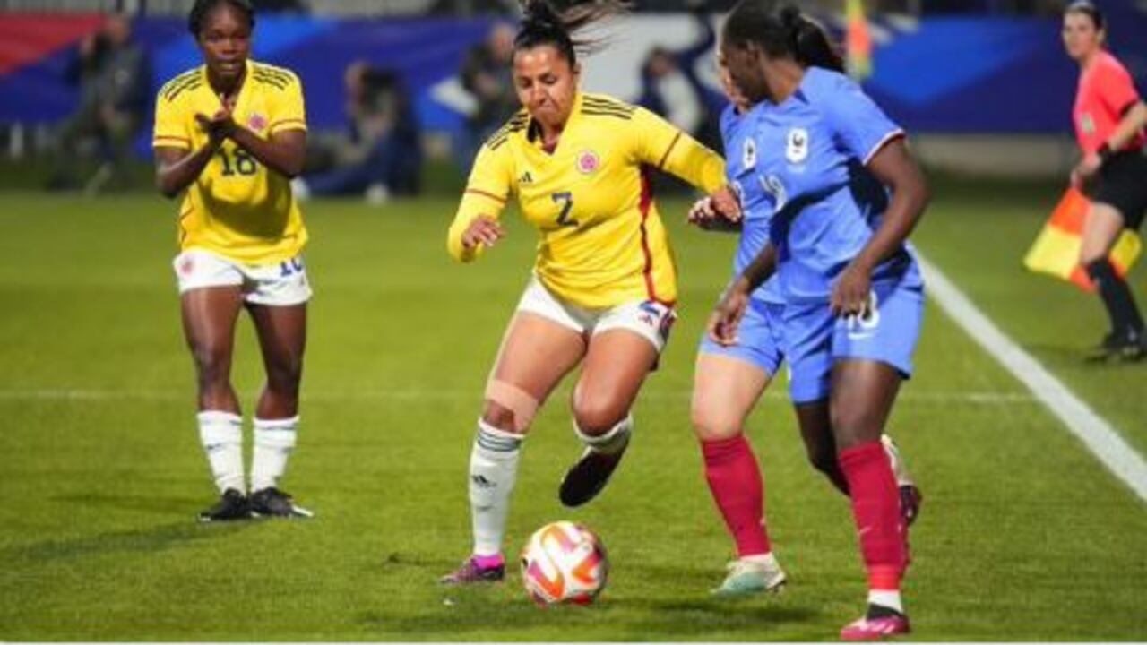 Selección Colombia femenina perdió contra Francia