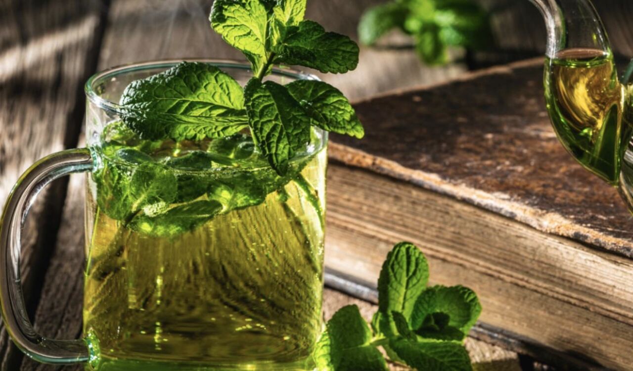 El té de menta contribuye a la pérdida de esos kilos de más, pues ayuda a digerir las grasas