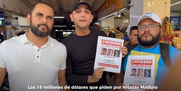 Jaime Arizabaleta publica recompensa por Nicolás Maduro y Diosadio Cabello