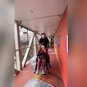 ¿Qué le pasó? Andrea Valdiri apareció en silla de ruedas