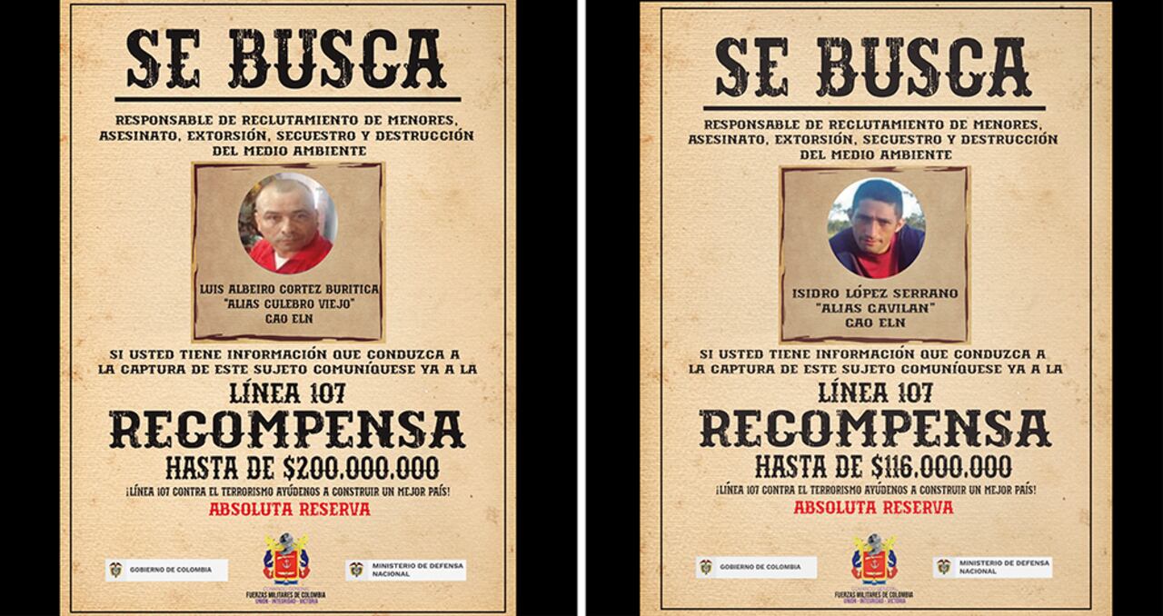 Alias Culebro Viejo y alias Gavilán son los cabecillas del Frente de Guerra Oriental. Según inteligencia de la fuerza pública, ordenan reclutamientos de menores de edad en Arauca y en los departamentos cercanos.