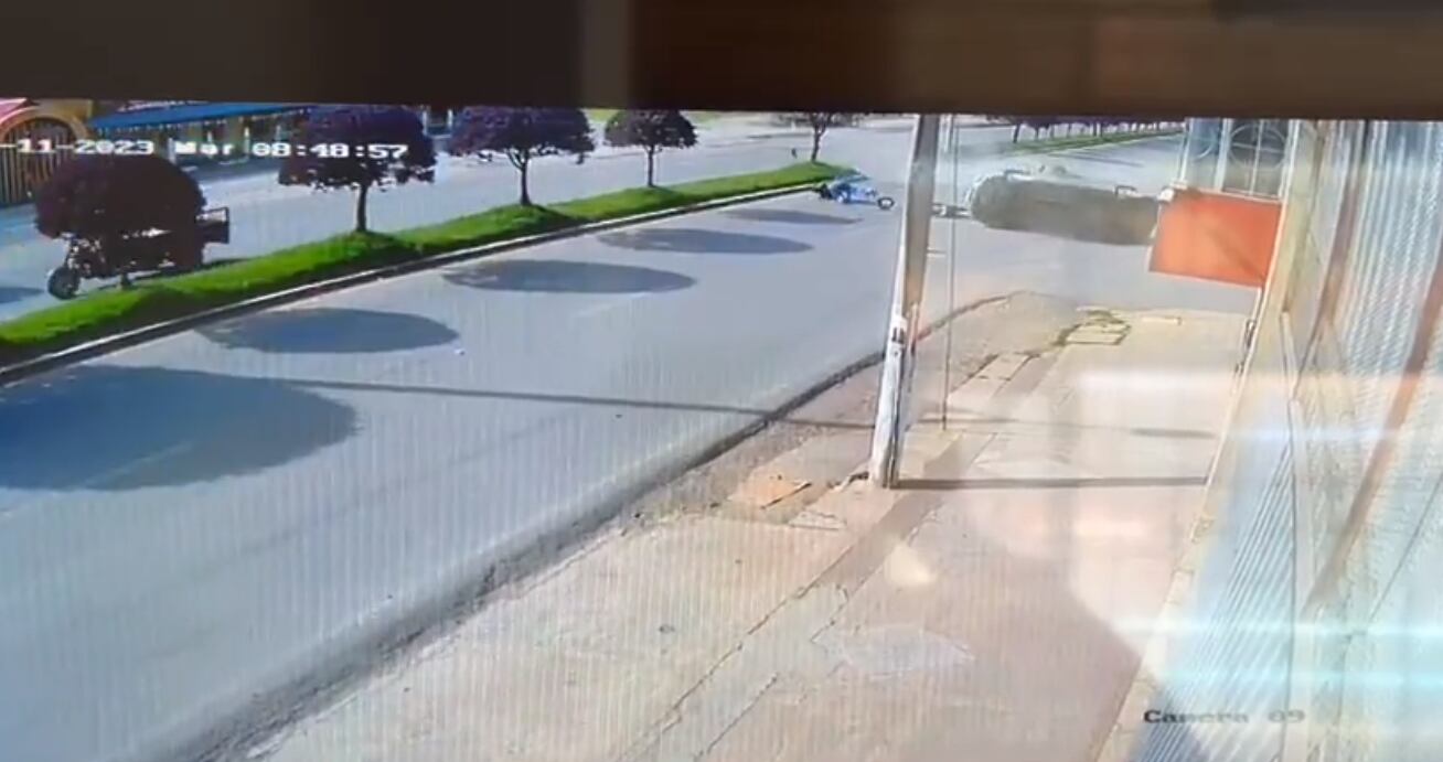 Accidente en Chiquinquirá.