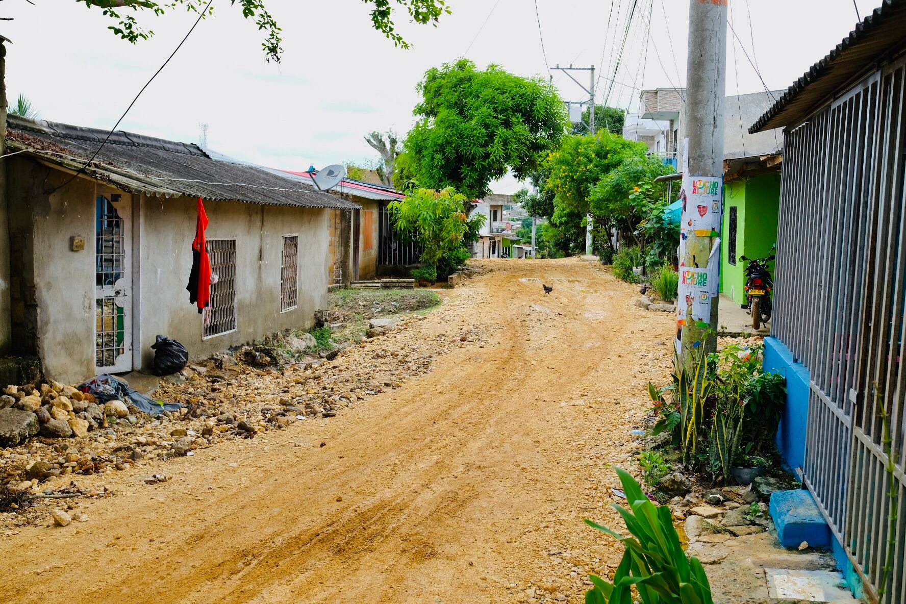 Vías pavimentadas en Sincelejo.