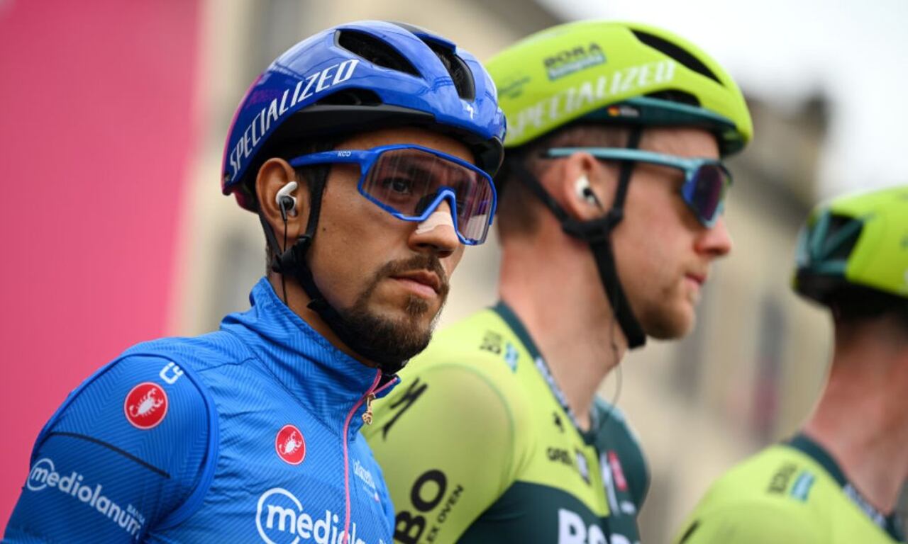 Daniel Martínez en el Giro de Italia.