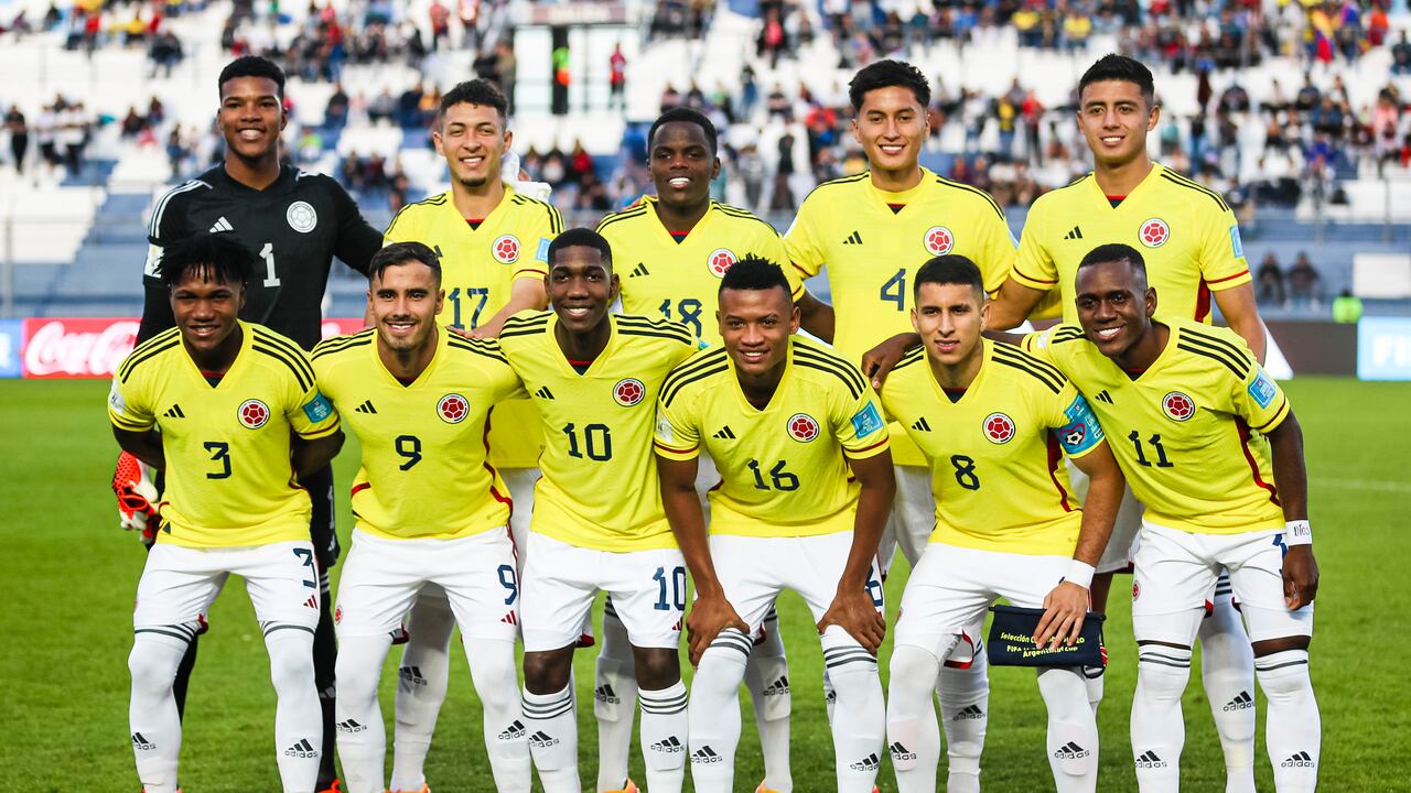 SAN JUAN, ARGENTINA - JUNE 3: Colombia ante ltalia en el Mundial Sub-20 el 3 de junio de 2023 en San Juan, Argentina. (Photo by Martin Fonseca/Eurasia Sport Images/Getty Images)