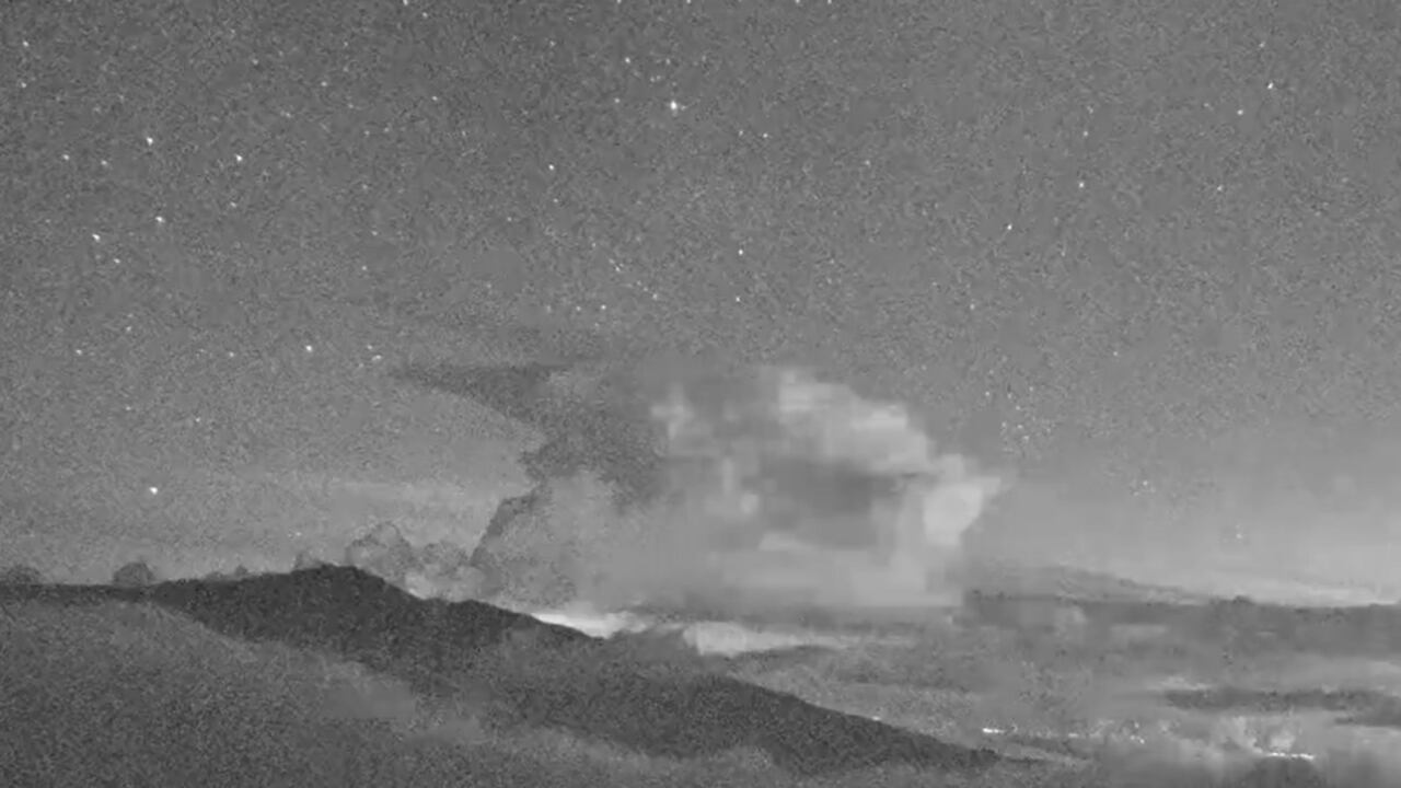 El volcán Nevado del Ruiz, este miércoles 26 de junio.