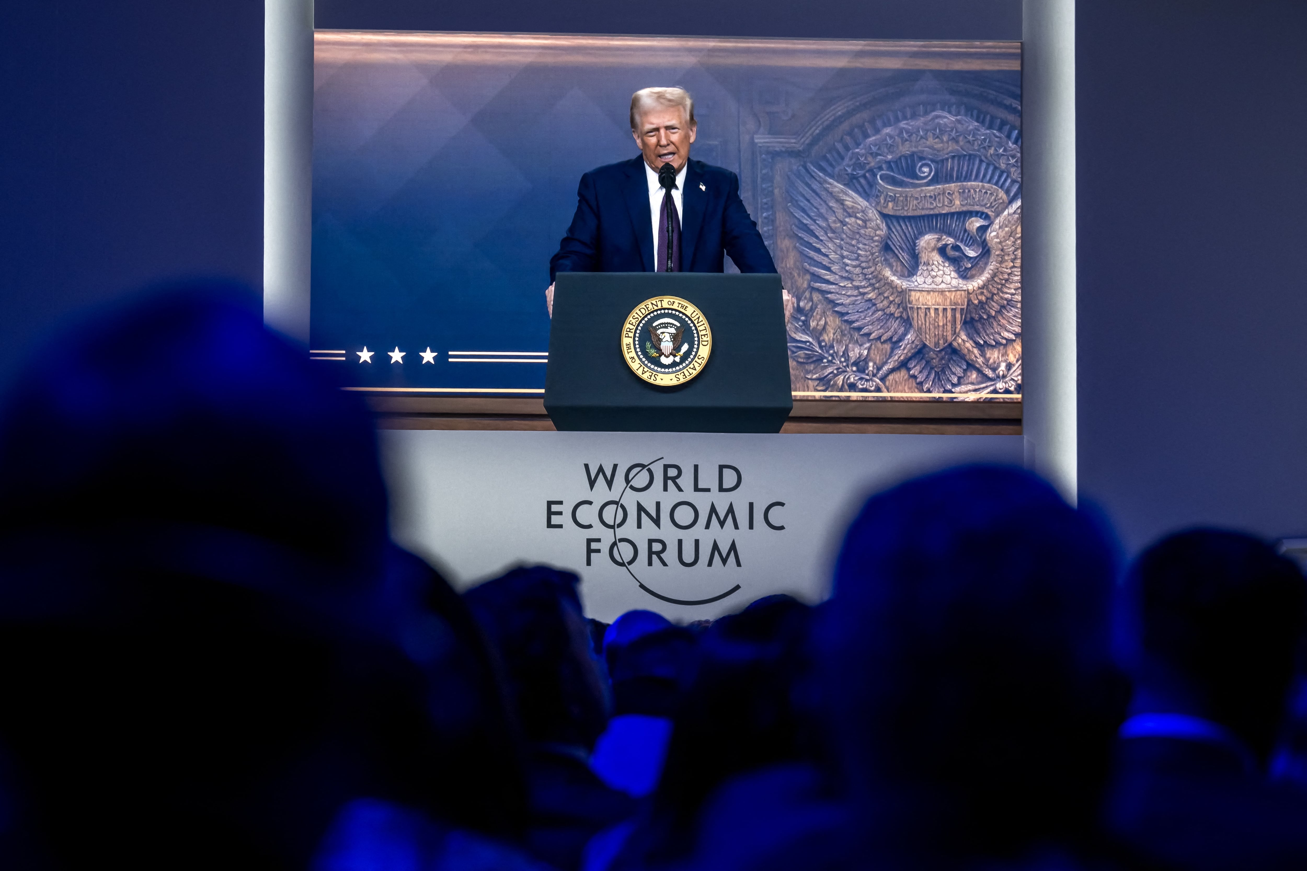 Donald Trump en el Foro Económico Mundial en Davos