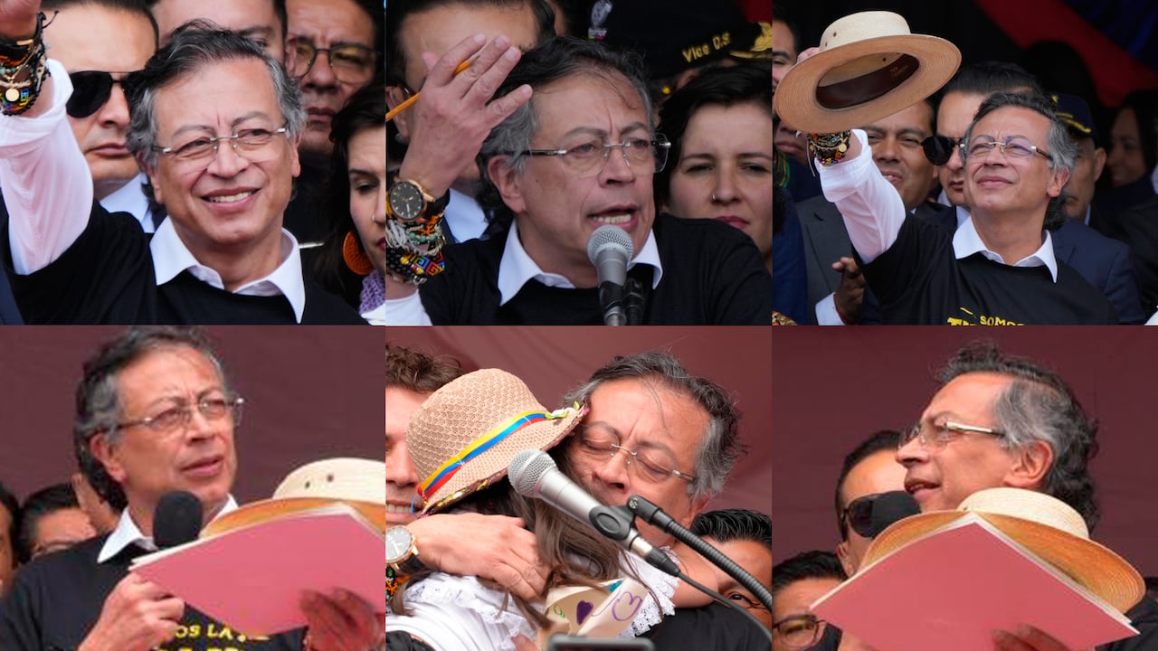 Gustavo Petro y su discurso el 20 de julio de 2026, en Bogotá.