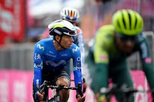 Einer Rubio, ciclista colombiano del Movistar Team