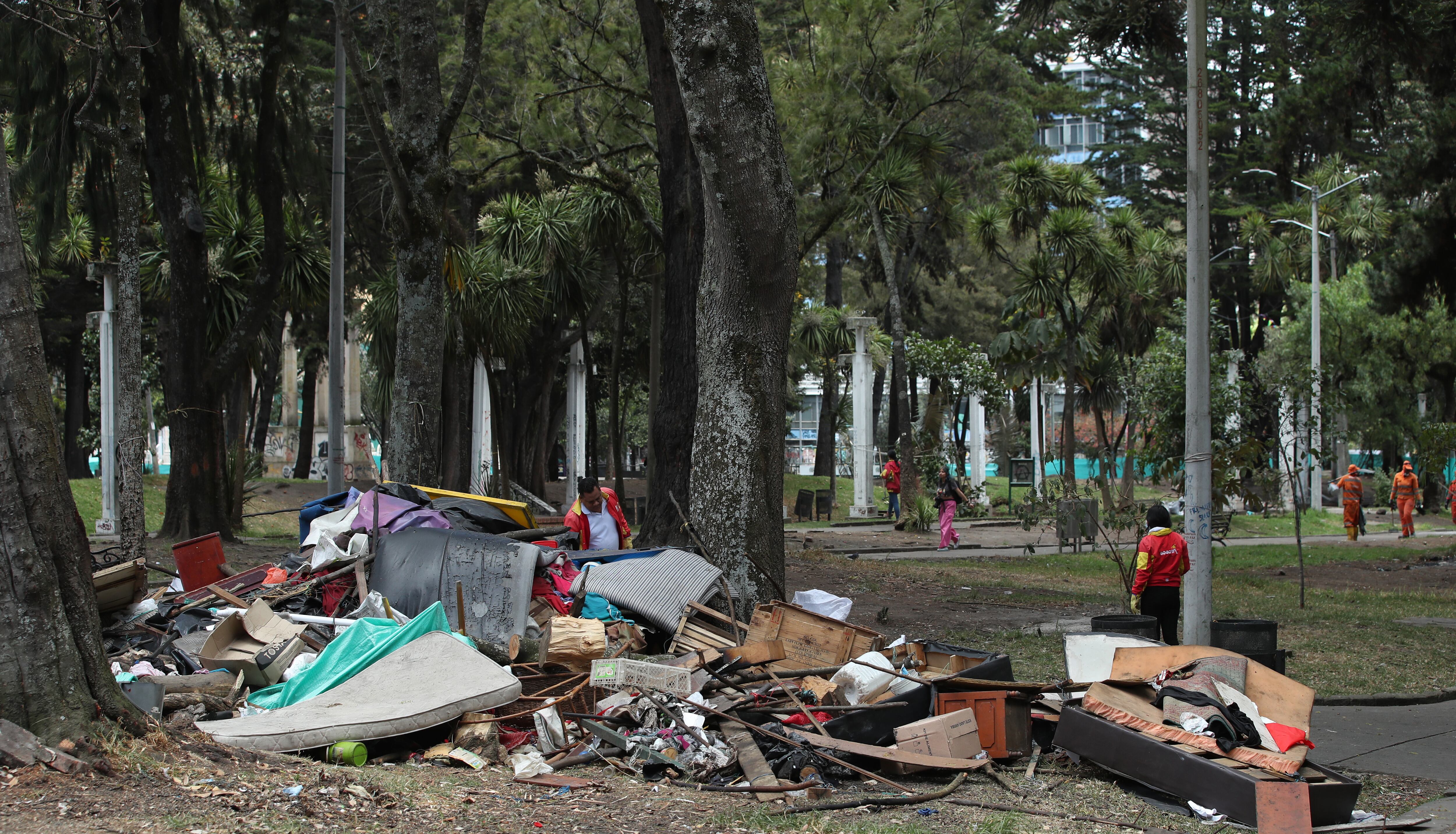 Cierran el Parque Nacional de Bogotá después de 11 meses de asentamiento de los indígenas embera
Bogotá mayo 13 del 2022
Foto Guillermo Torres Reina -Semana