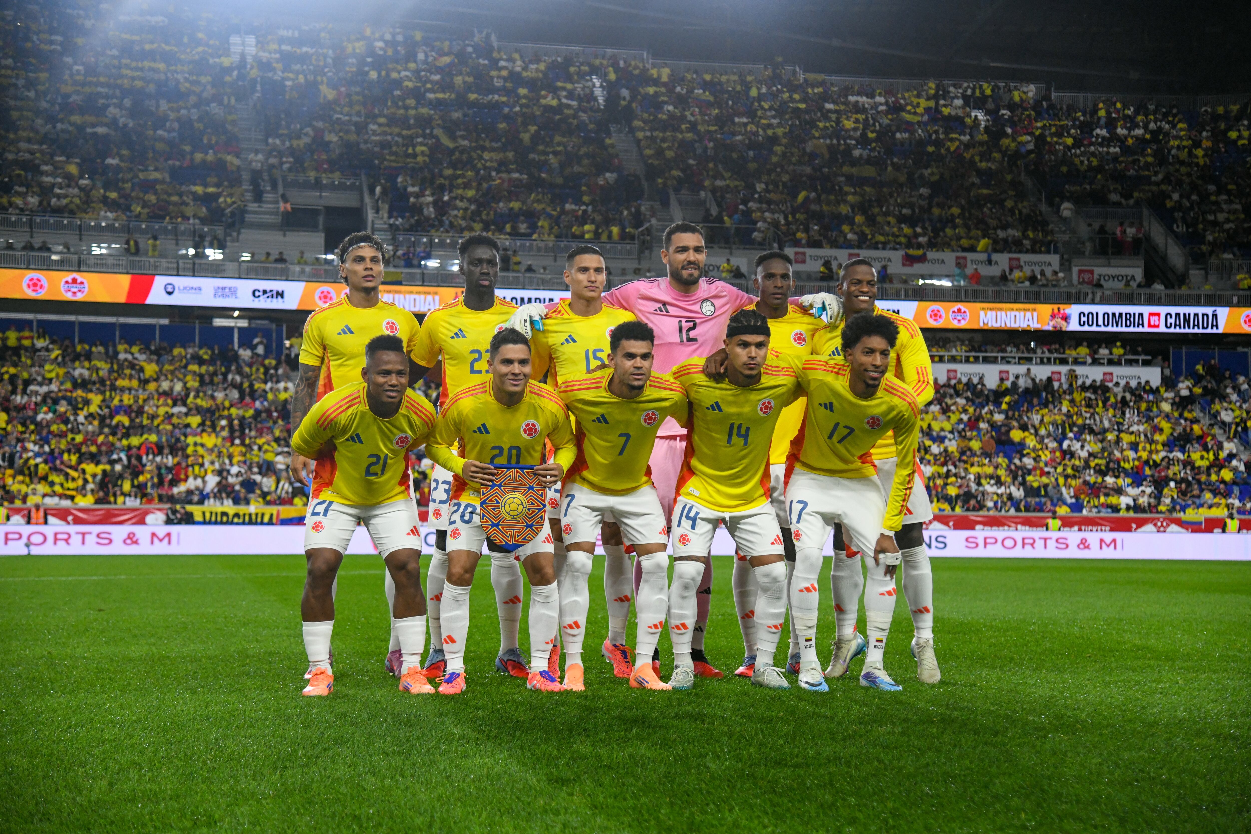 Imagen del compromiso amistoso de la fecha FIFA del mes de octubre entre Colombia y Canadá, en Nueva Jersey, Estados Unidos.