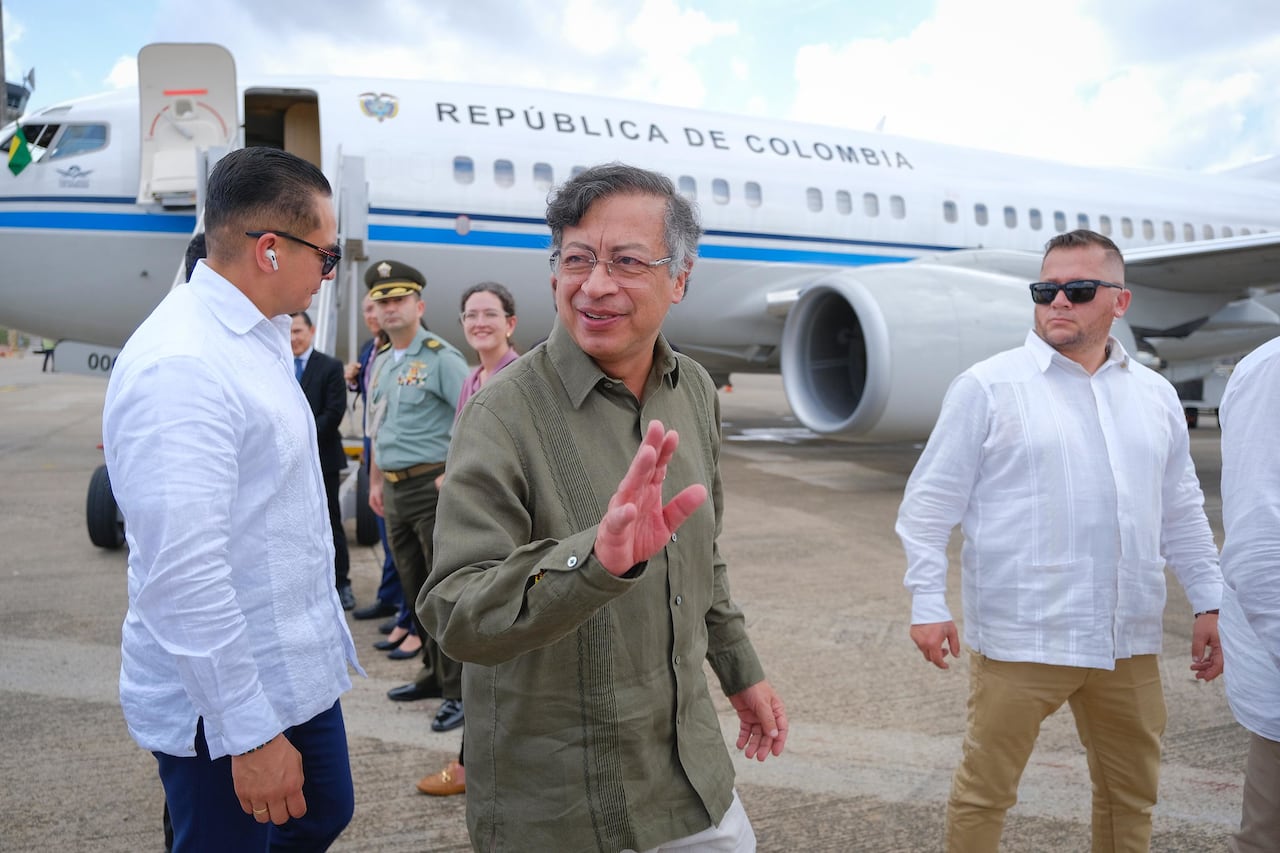 Presidente Gustavo Petro en Manaos, en Brasil