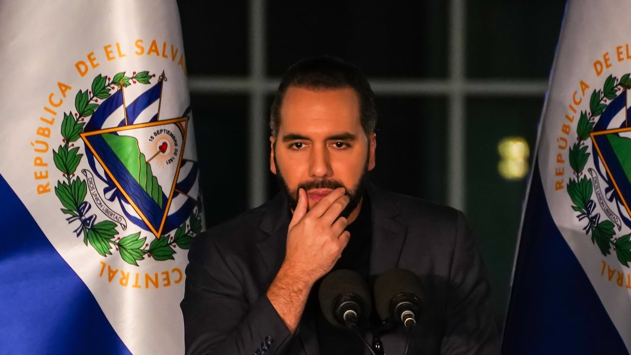 Nayib Bukele, presidente de El Salvador.