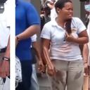 Mujer en cartagena víctima de aceite caliente Foto: Pantallazo Video de Twitter @yolandawongb