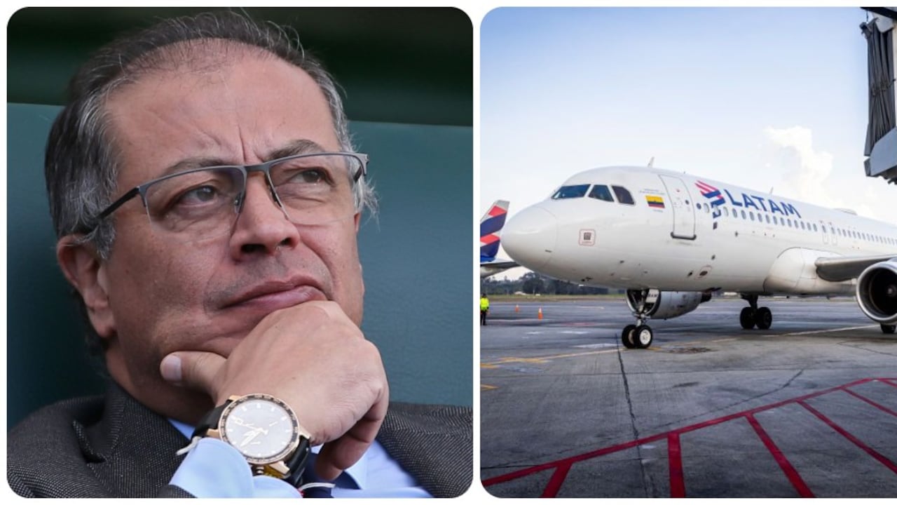 El presidente Gustavo Petro dice que no hay desabastecimiento de gasolina para aviones en Colombia.
