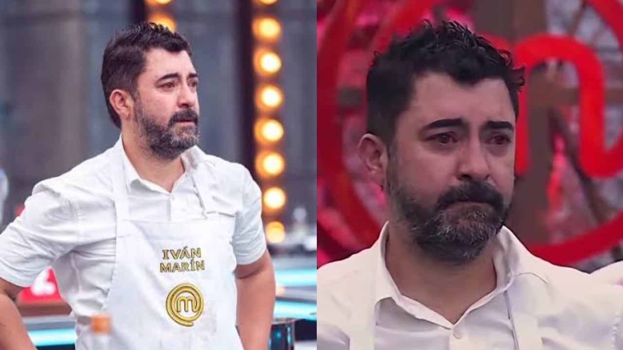 Iván Marín sufre crisis en 'Masterchef'.