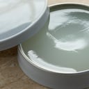 Little open tin and lid with vaseline