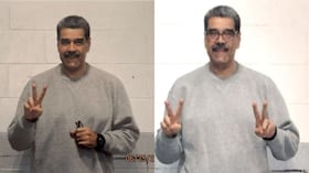 Fotos de Nicolás Maduro en la cárcel de Nueva York.