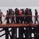 Las autoridades adelantaron las labores de rescate del cuerpo del expresidente.