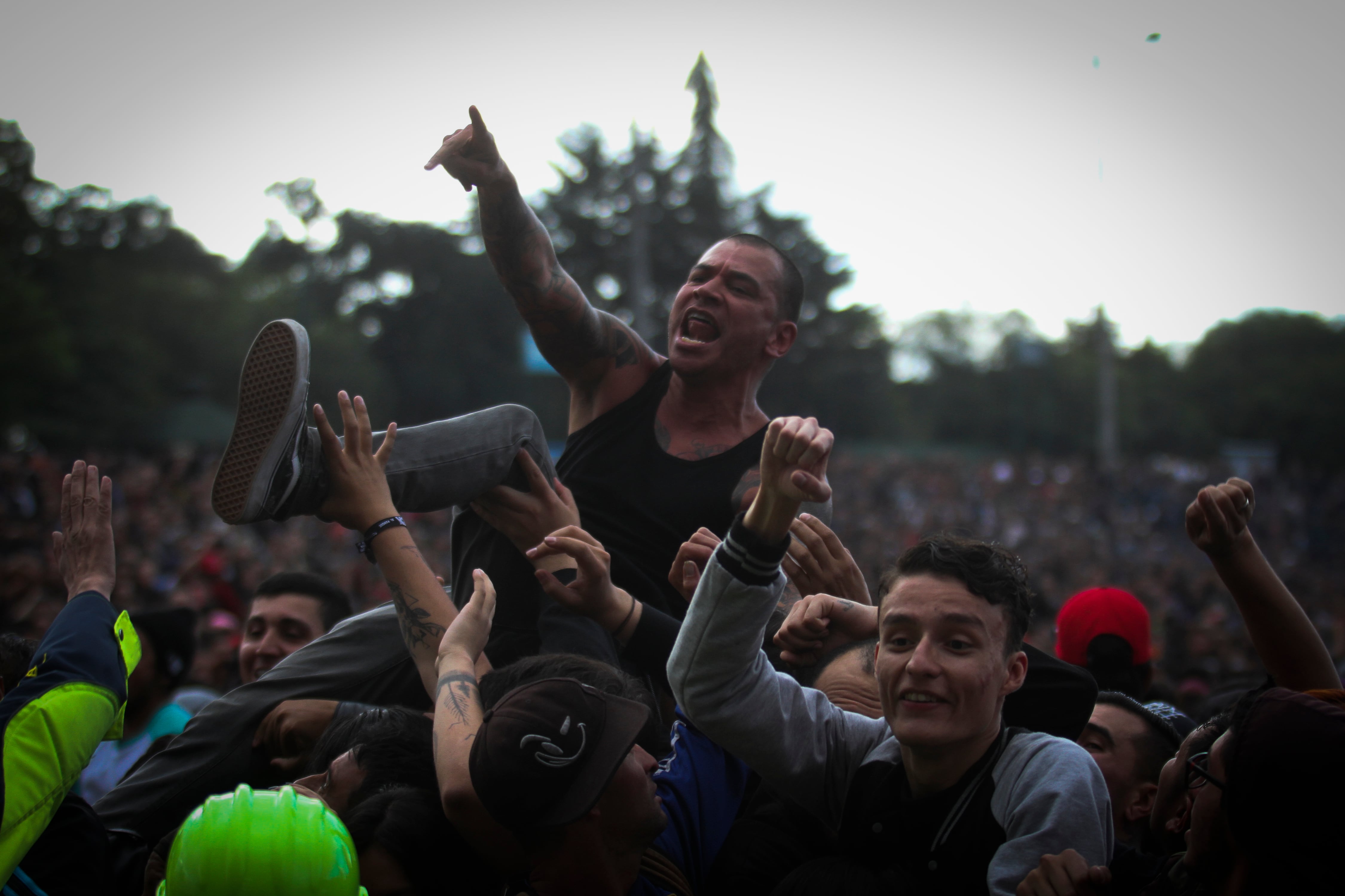 Bogotá, 3 de julio de 2016. en el Parque Metropolitano Simón Bolivar se lleva a cabo el segundo día del Festival Rock al Parque 2016, en su edición número 22. (Colrpensa - Luisa González).