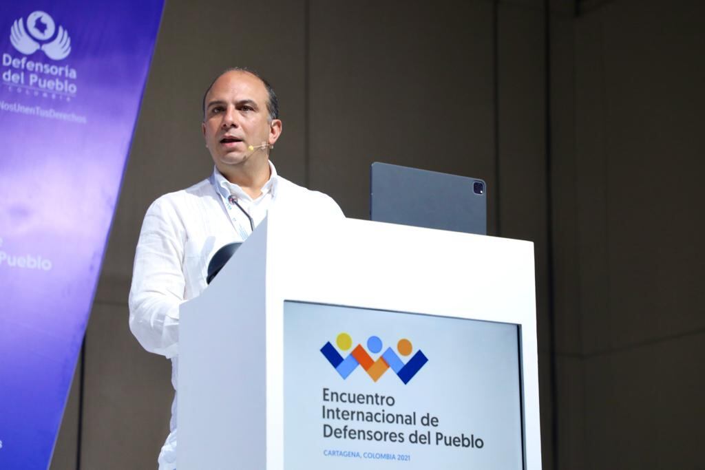 Carlos Camargo, defensor del Pueblo, en el Encuentro Internacional de Defensores del Pueblo