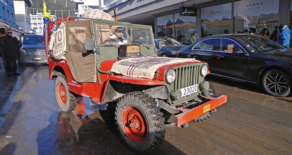 Generó gran polémica el costo del alquiler de distintos elementos en Davos (Suiza).