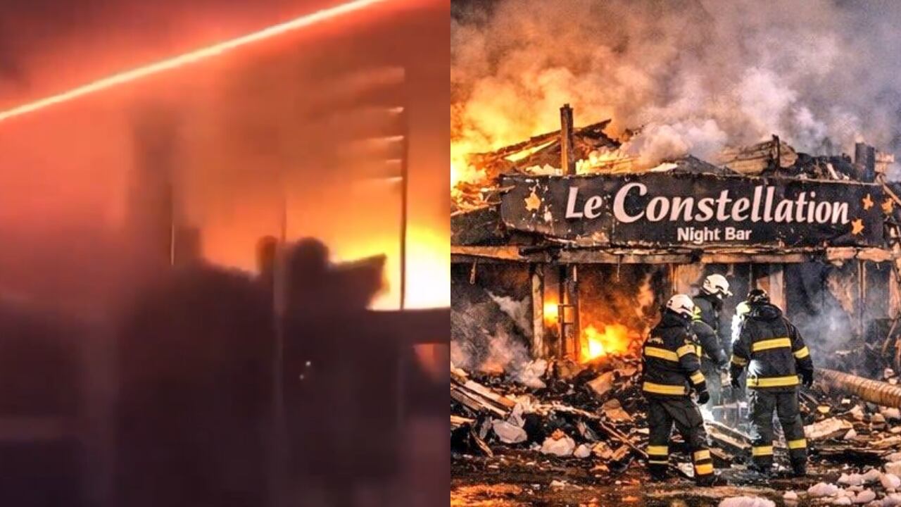 Incendio en bar de Suiza que deja varias personas muertas y heridas.