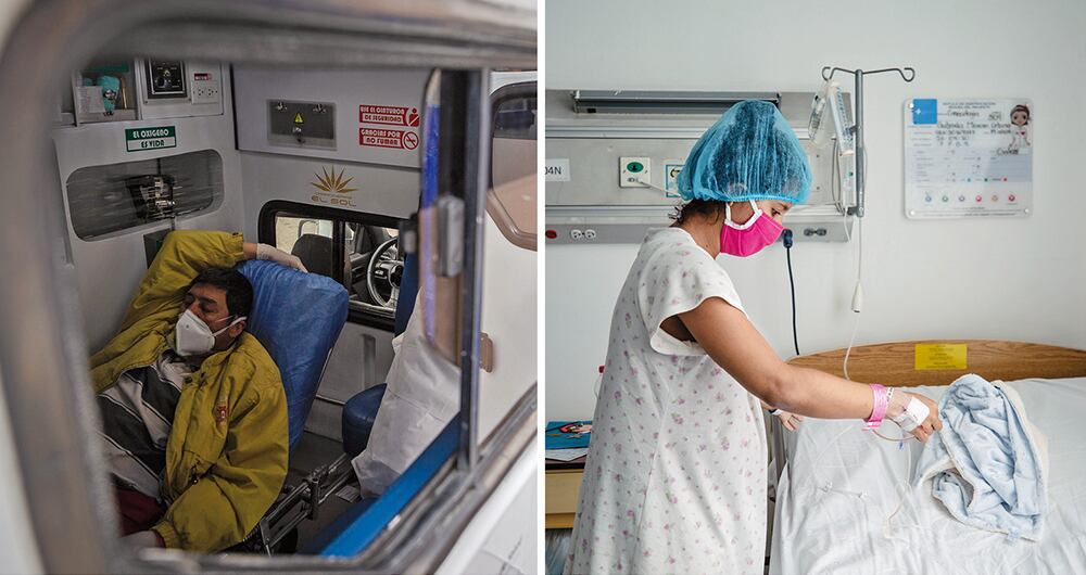 En Medellín se están extremando medidas para que las UCI no estén a reventar. Foto: Esteban Vega