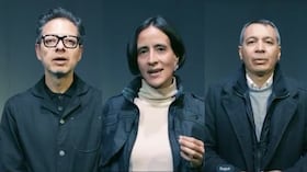 Los exministros Susana Muhammad, Germán Umaña, Gloria Inés Ramírez, William Camargo, Guillermo Rivera exministro del Interior, Andrés Camacho, Juan David Correa y Patricia Ariza apoyaron a Iván Cepeda