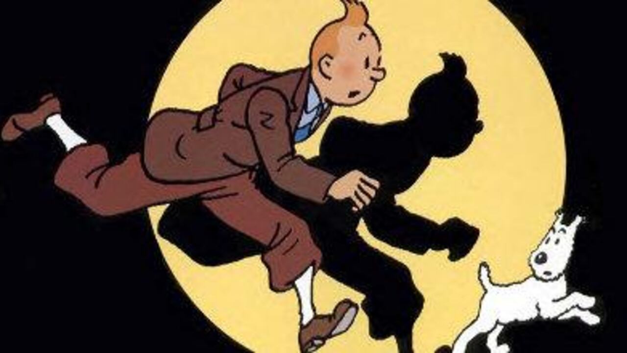 Tintín y su perro Milú.