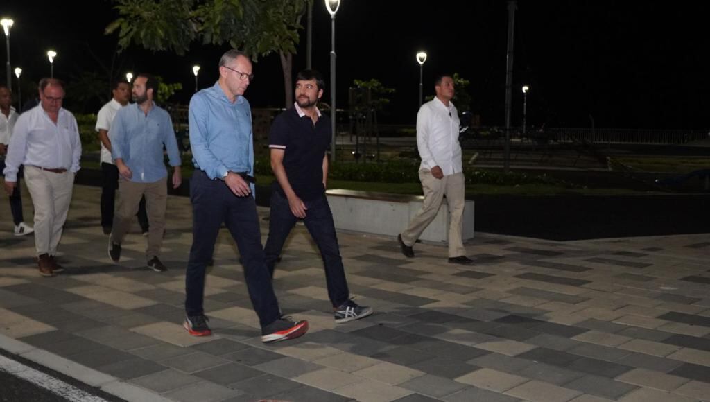 Presidente de la Fórmula 1 en Barranquilla.