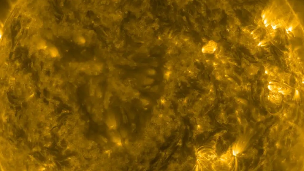 El Solar Dynamics Observatory de la NASA fotografió el Sol el 9 de septiembre de 2025, evidenciando el aumento de actividad solar tras el mínimo histórico de 2008.