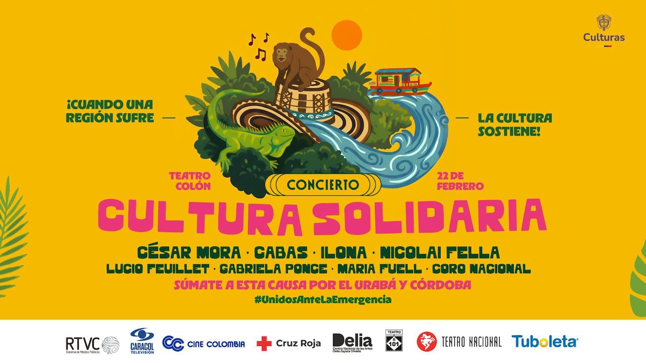 Concierto solidario reunirá a más de 10 artistas para apoyar a las víctimas de las lluvias.