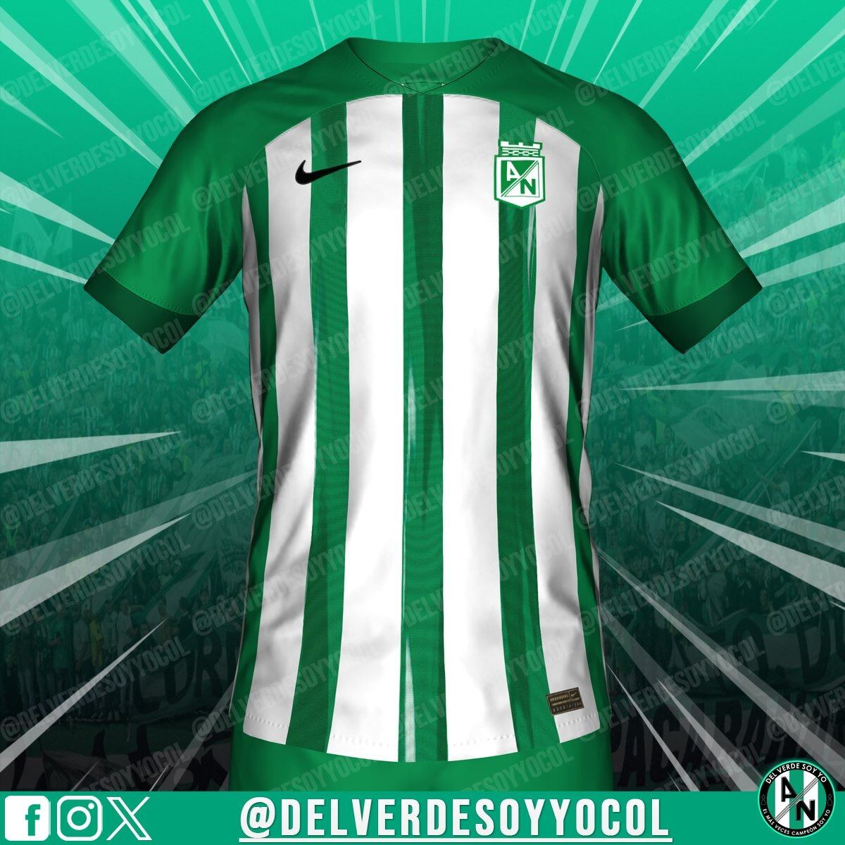 Atlético Nacional estrena camiseta