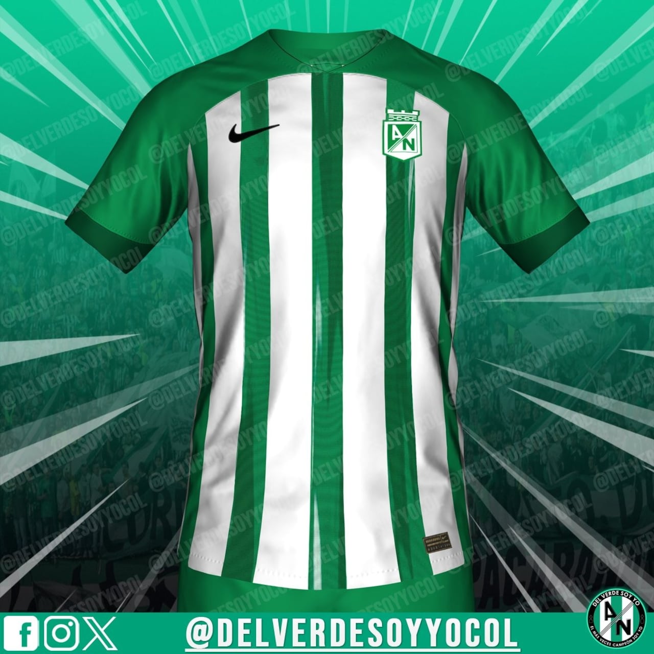 Atlético Nacional estrena camiseta