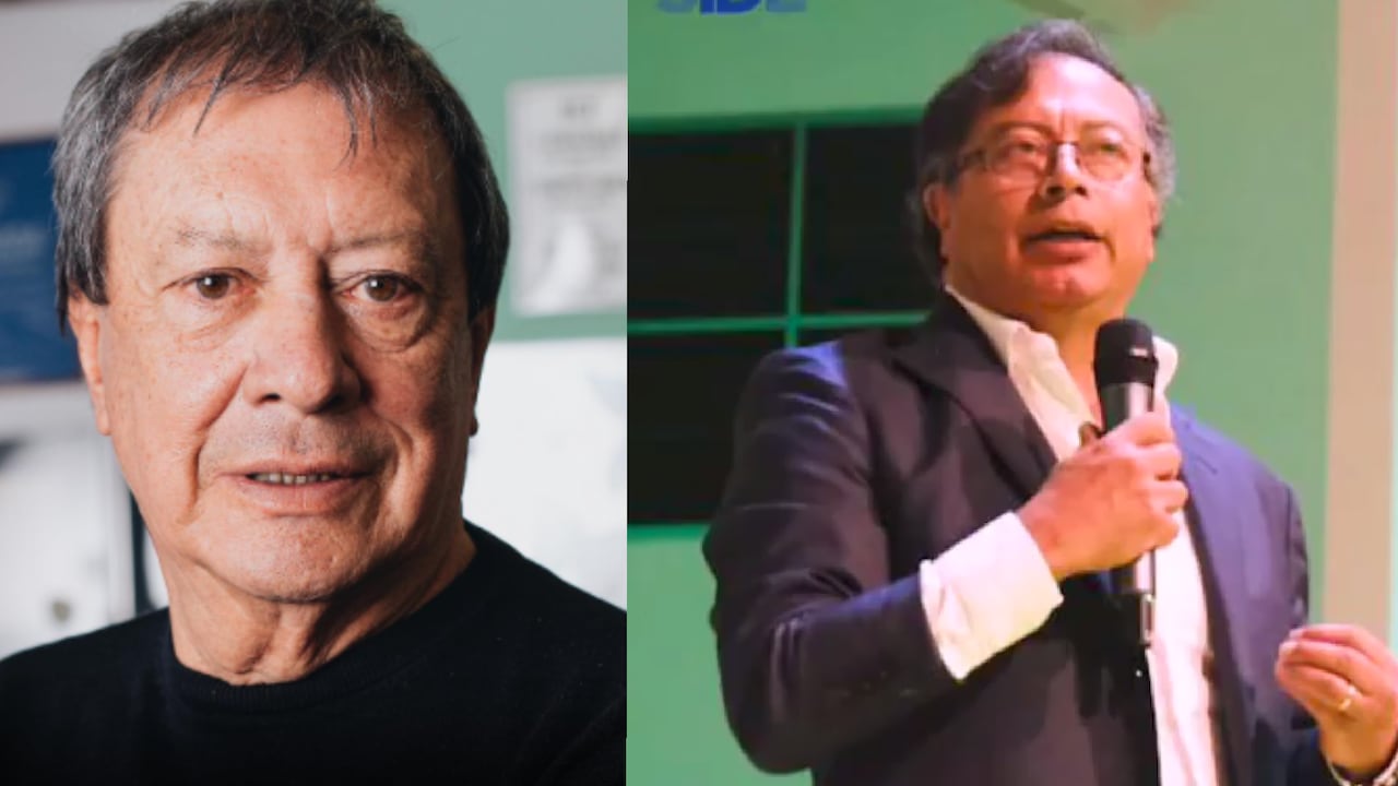 Mario Hernández y Gustavo Petro Foto: Instagram @mariohernandezzambrano @gustavopetrourrego