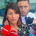 La ministra de Minas, Irene Vélez, en LIsboa (Portugal).