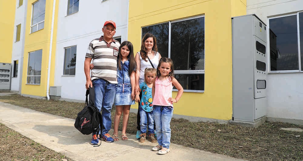 34.000 colombianos disfrutan con tranquilidad de su casa propia.