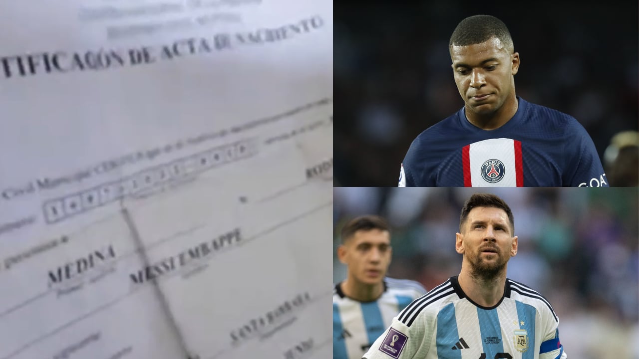 El pequeño nació en junio y fue nombrado Messi Mbappé.