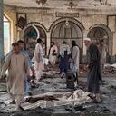 Mezquita chiita de Kunduz tras el atentado