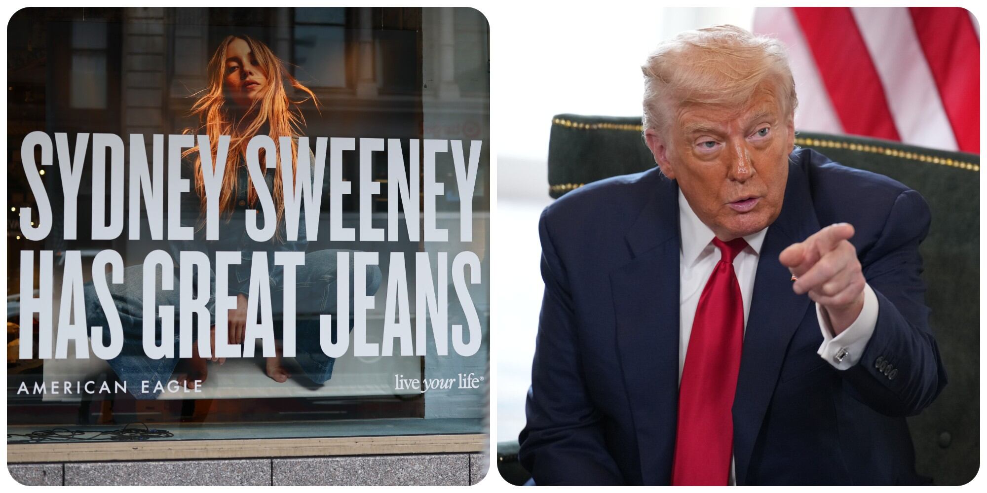 Trump estalla tras críticas a Sidney Sweeney y critica a Taylor Swift en un duro mensaje