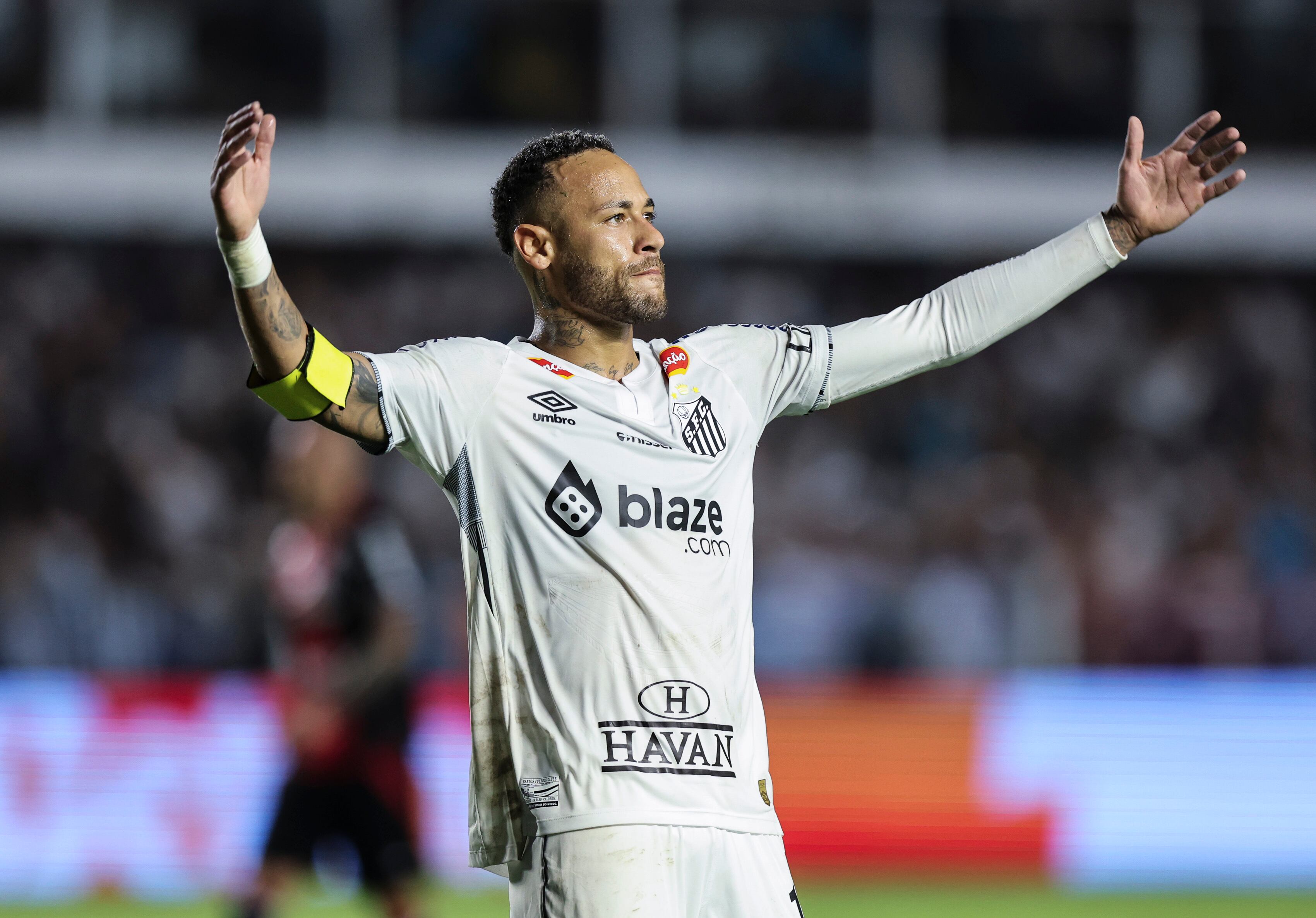 Así luce Neymar en su segunda etapa con Santos.