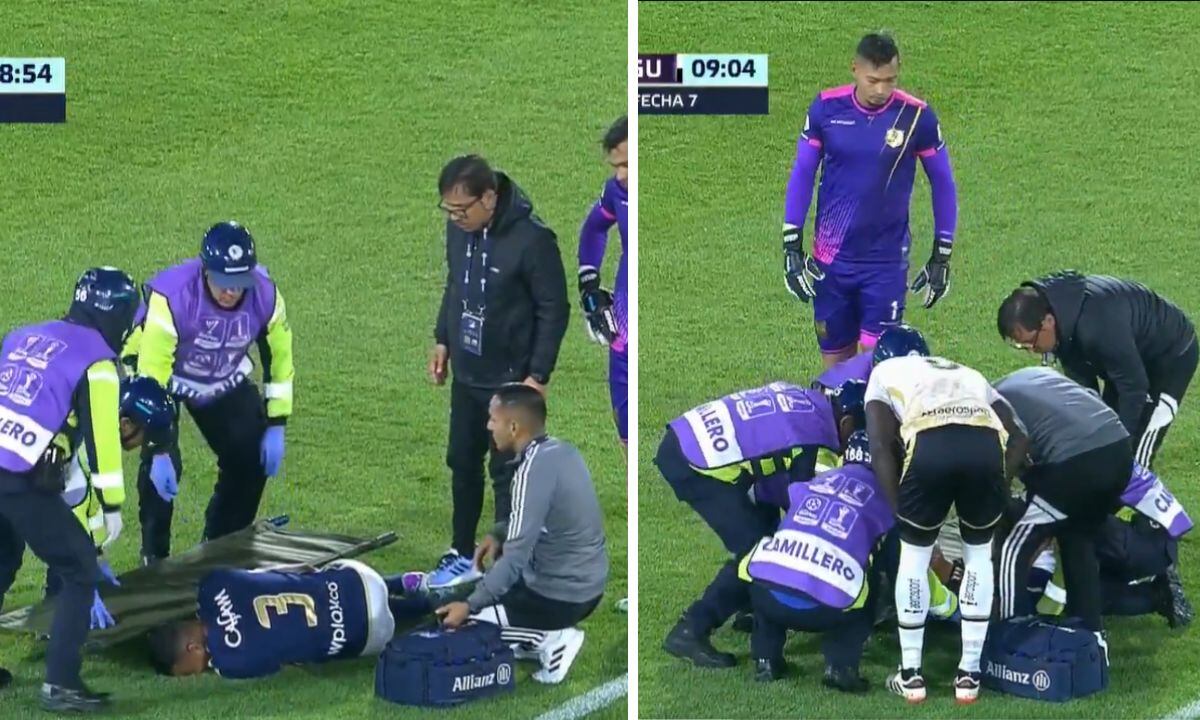Grave lesión de jugador de Millonarios.