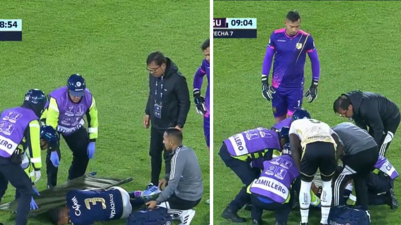 Grave lesión de jugador de Millonarios.