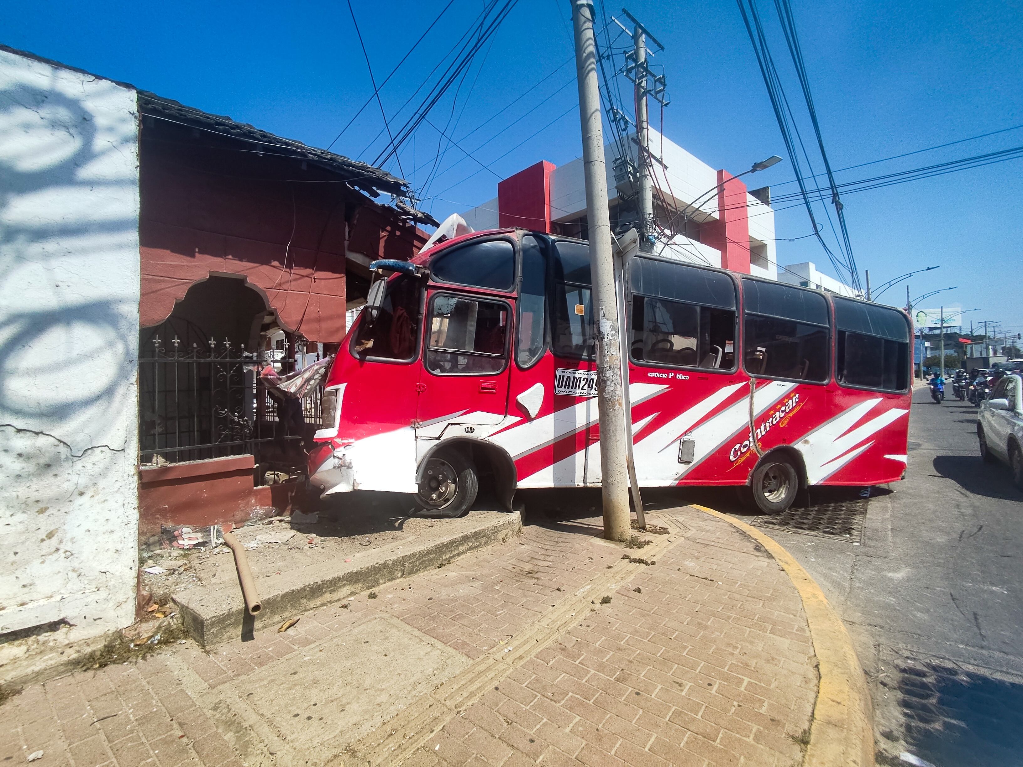 Accidente de Bus en Cartagena