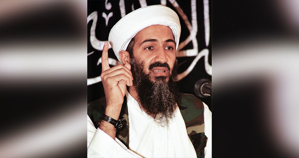 Bin Laden, líder de Al-Qaeda, fue el responsable de los ataques del 11 de septiembre en los Estados Unidos. 