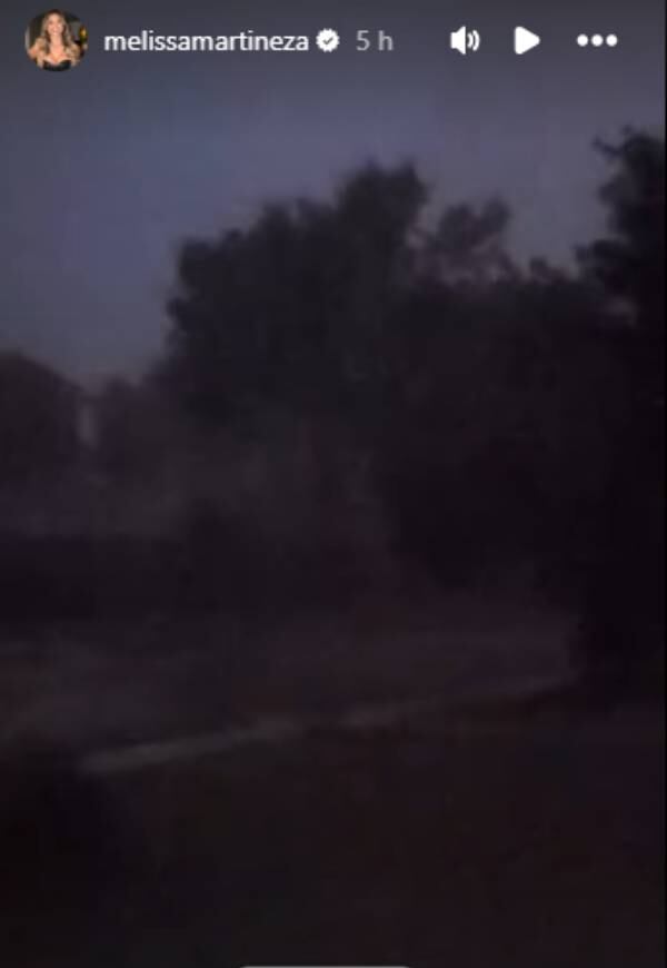 Melissa Martínez pasó susto en su viaje a Estados Unidos.