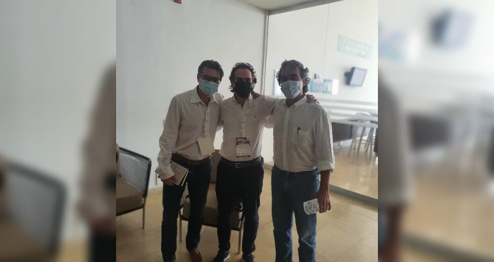 Alejandro Gaviria, Federico Gutiérrez y Sergio Fajardo, candidatos presidenciales