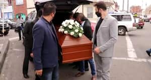 Familiares y amigos despiden a Javier Ordóñez